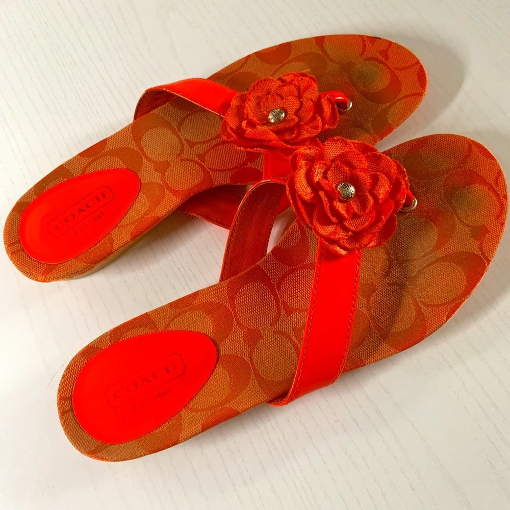 Coach slippers